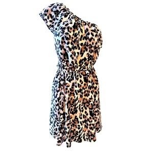 Women’s Off One Shoulder Cotton Dress Romper Mini